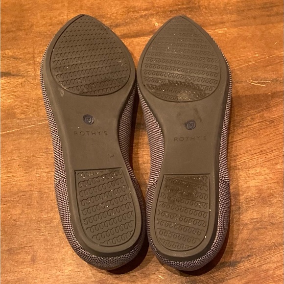 💥Rothy’s Cloud Gray Birdseye Point Flat Shoes💥 - Picture 10 of 12